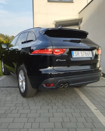 Jaguar F-Pace cena 96900 przebieg: 141143, rok produkcji 2018 z Rybnik małe 56